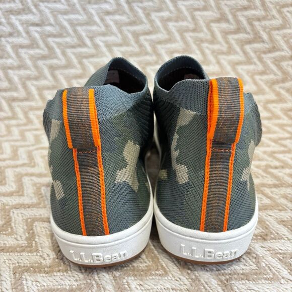 L.L. Bean Women's Eco Bay Stretch Knit Chelsea Boots Green Size 8.5 - Picture 7 of 9